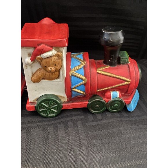 Vintage House of Lloyd Christmas Around the World 4 Pc Ceramic Train - Picture 7 of 12